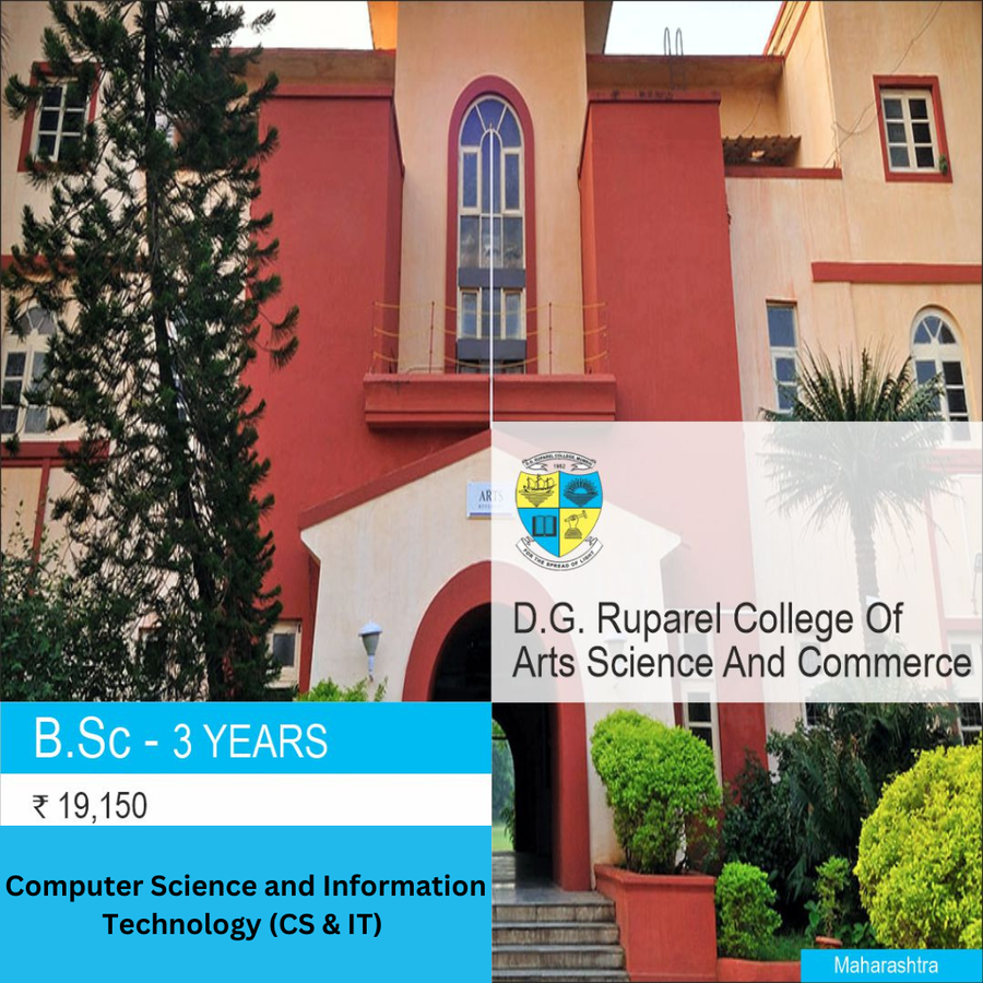 B.Sc. in CS & IT at D.G. Ruparel College Of Arts Science And Commerce, Mumbai (All Areas)